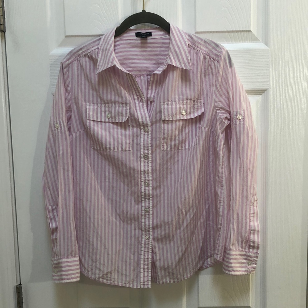 EUC Ann Taylor silk blend shirt, 10 P